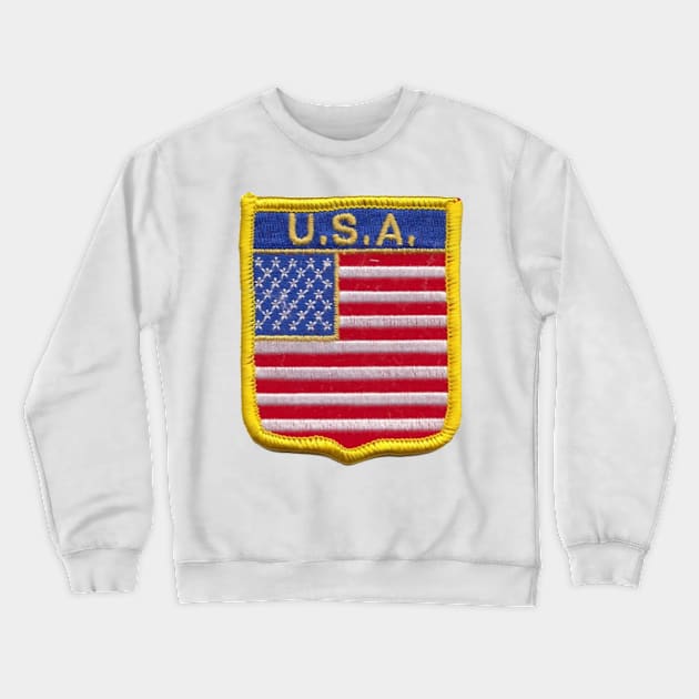 USA Emblem Crewneck Sweatshirt by anacarminda